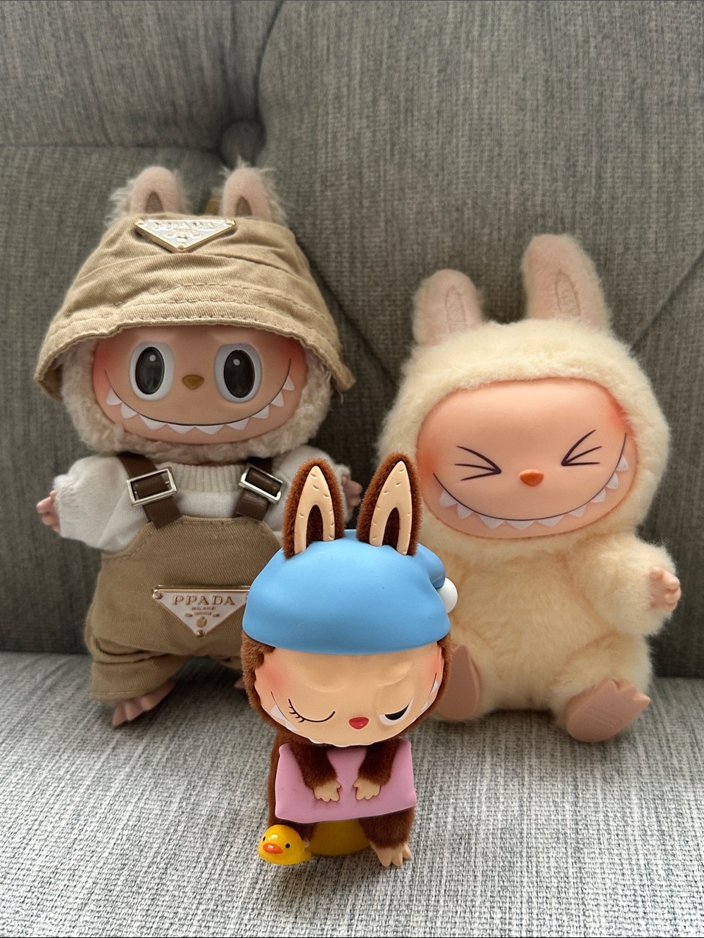 Labubu Plush Bag Charms and Figurine